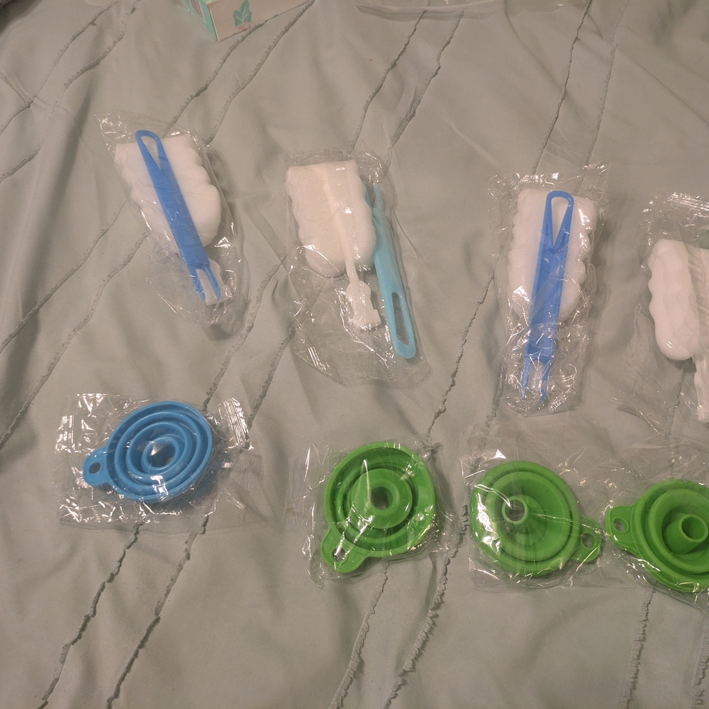 Collapsible Funnel Set - Blue and Green